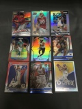 9 Card Lot of REFRACTORS and PRIZMS from Huge Collection with Rookies and Stars - WOW