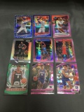 9 Card Lot of REFRACTORS and PRIZMS from Huge Collection with Rookies and Stars - WOW