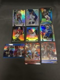 9 Card Lot of REFRACTORS and PRIZMS from Huge Collection with Rookies and Stars - WOW