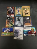 9 Card Lot of SERIAL NUMBERED Sports Cards from Huge Collection with Rares and Stars!