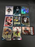 9 Card Lot of FOOTBALL ROOKIE CARDS - Mostly Newer Sets - From Huge Collection