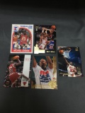 5 Card Lot of MICHAEL JORDAN Chicago Bulls Basketball Cards from Huge Collection