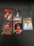 5 Card Lot of MICHAEL JORDAN Chicago Bulls Basketball Cards from Huge Collection