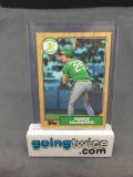 1987 Topps #366 MARK MCGWIRE A's Cardinals ROOKIE Baseball Card from Huge Collection