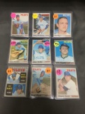 9 Card Lot of all 1970 Topps SEATTLE PILOTS Vintage Baseball Cards from Huge Collection