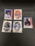 5 Card Lot of CERTIFIED BASEBALL AUTOGRAPHED CARDS From Huge Collection!