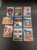 9 Card Lot of 1964 Topps Vintage Baseball Cards from Huge Collection