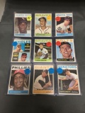 9 Card Lot of 1964 Topps Vintage Baseball Cards from Huge Collection