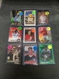 9 Card Lot of BASEBALL ROOKIE Cards - Lots of Hall of Famers - From Huge Collection - WOW