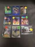 9 Card Lot of REFRACTORS and PRIZMS from Huge Collection with Rookies and Stars - WOW