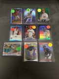 9 Card Lot of REFRACTORS and PRIZMS from Huge Collection with Rookies and Stars - WOW