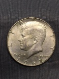 1967 United States Kennedy Silver Half Dollar - 40% Silver Coin from Estate