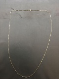 Sterling Silver 86cm Thin Chain Necklace from Estate Collection