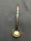 Sterling Silver Vintage Salt Spoon 5.8cm Long from Estate Collection