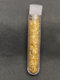 Vial Filled with 24k GOLD Flakes - Found at Estate