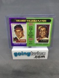 Vintage 1975 Topps Baseball #191 1953 MVPs ROSEN AND CAMPANELLA Trading Card from Set Break!