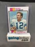 1973 Topps Football #475 ROGER STAUBACH Dallas Cowboys Vintage Trading Card - Hall of Famer!