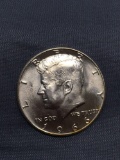 1966 United States Kennedy Silver Half Dollar - 40% Silver Coin from Estate