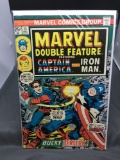 Marvel Comics MARVEL DOUBLE FEATURE #13 feat CAPT AMERICA and IRON MAN Vintage Comic Book