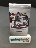 Factory Sealed 2020 Topps CHROME UPDATE Series Baseball 4 Card Pack