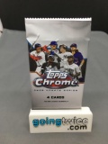 Factory Sealed 2020 Topps CHROME UPDATE Series Baseball 4 Card Pack