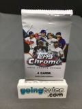 Factory Sealed 2020 Topps CHROME UPDATE Series Baseball 4 Card Pack