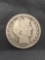 1908 United States Barber Silver Half Dollar - 90% Silver Coin from Estate