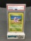 PSA Graded 1999 Pokemon Base Set Unlimited #55 NIDORAN Trading Card - GEM MINT 10
