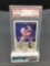 PSA Graded 1990 Leaf Baseball #220 SAMMY SOSA White Sox Rookie Trading Card - NM-MT 8