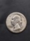 1938 United States Washington Silver Quarter - 90% Silver Coin