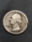 1937 United States Washington Silver Quarter - 90% Silver Coin