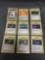 8 Card Lot of Vintage 1999 Pokemon Base Set 1st Edition Shadowless Trading Cards from Massive