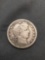 1915 United States Barber Silver Quarter - 90% Silver Coin