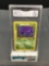 GMA Graded 2000 Pokemon Team Rocket #70 ZUBAT Trading Card - NM+ 7.5