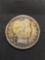 1895 United States Barber Silver Quarter - 90% Silver Coin