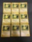 9 Card Lot of Vintage 1999 Pokemon Jungle Unlimited #60 PIKACHU Trading Cards from Recent Collection