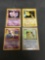 4 Card Lot of Vintage WOTC Black Star Promo Trading Cards from Recent Collection Find
