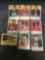 9 Card Lot of Vintage 1950s Topps Footballs Cards from Nice Collection