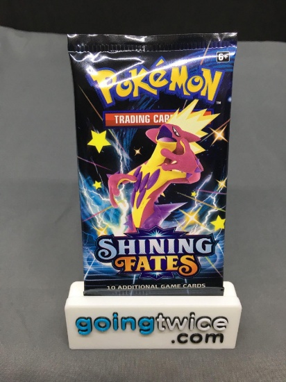 Factory Sealed Pokemon SHINING FATES 10 Card Booster Pack - Shiny CHARIZARD?