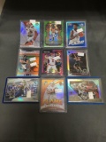 9 Card Mixed Sports Lot of REFRACTORS and PRIZMS from Huge Collection