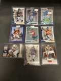 9 Card Lot of FOOTBALL ROOKIE CARDS - Mostly Newer Sets - From Huge Collection