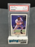 PSA Graded 1990 Leaf Baseball #220 SAMMY SOSA White Sox Rookie Trading Card - NM-MT 8