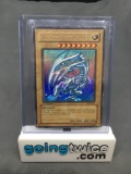 2002 Yugioh Starter Deck Kaiba #SDK-001 BLUE EYES WHITE DRAGON Holofoil Rare Trading Card from