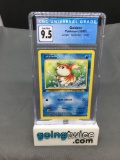 CGC Graded 1999 Pokemon Jungle 1st Edition #53 GOLDEEN Trading Card - GEM MINT 9.5