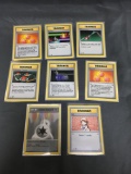 9 Card Lot of Vintage 1999 Pokemon Base Set 1st Edition Shadowless Trading Cards from Massive