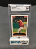 GAI Graded 2006 Topps Baseball #135 JOSH BECKETT Red Sox Trading Card - PRISTINE 10