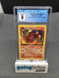 CGC Graded 2000 Pokemon Team Rocket 1st Edition #32 DARK CHARMELEON Trading Card - NM-MT 8