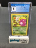 CGC Graded 2000 Pokemon Team Rocket 1st Edition #58 KOFFING Trading Card - NM-MT 8
