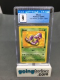 CGC Graded 2000 Pokemon Team Rocket 1st Edition #40 DARK MACHOKE Trading Card - MINT 9