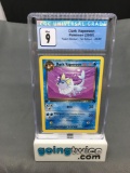 CGC Graded 2000 Pokemon Team Rocket 1st Edition #45 DARK VAPOREON Trading Card - MINT 9
